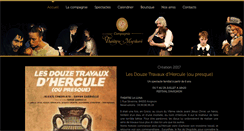 Desktop Screenshot of ciedutheatremordore.fr