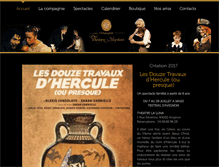 Tablet Screenshot of ciedutheatremordore.fr